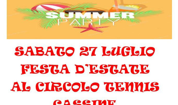 Festa d’estate al CT Cassine