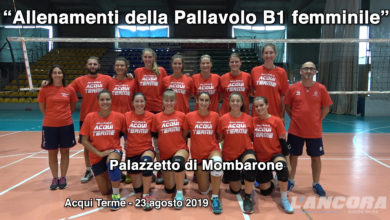 Allenamenti della Pallavolo B1 femminile