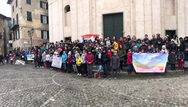 Festa della Pace foto di gruppo