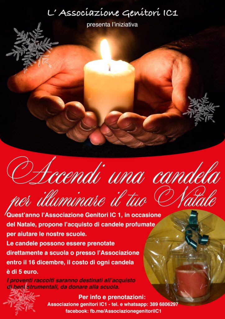 Una candela per ACCENDI LA TUA FIAMMA