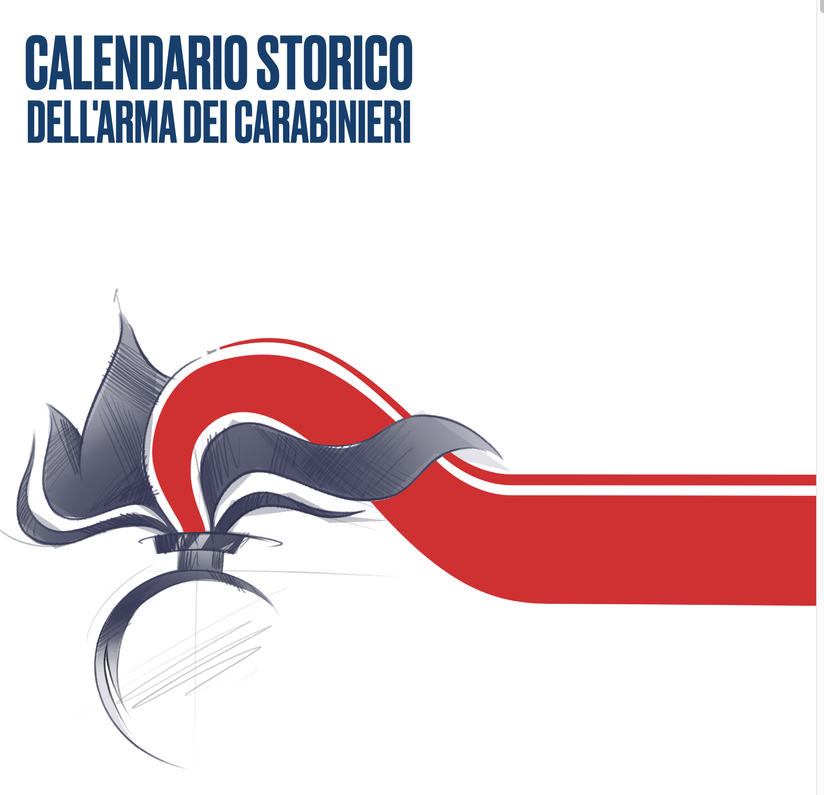 Presentato il Calendario Storico dell'Arma dei Carabinieri ed. 2024