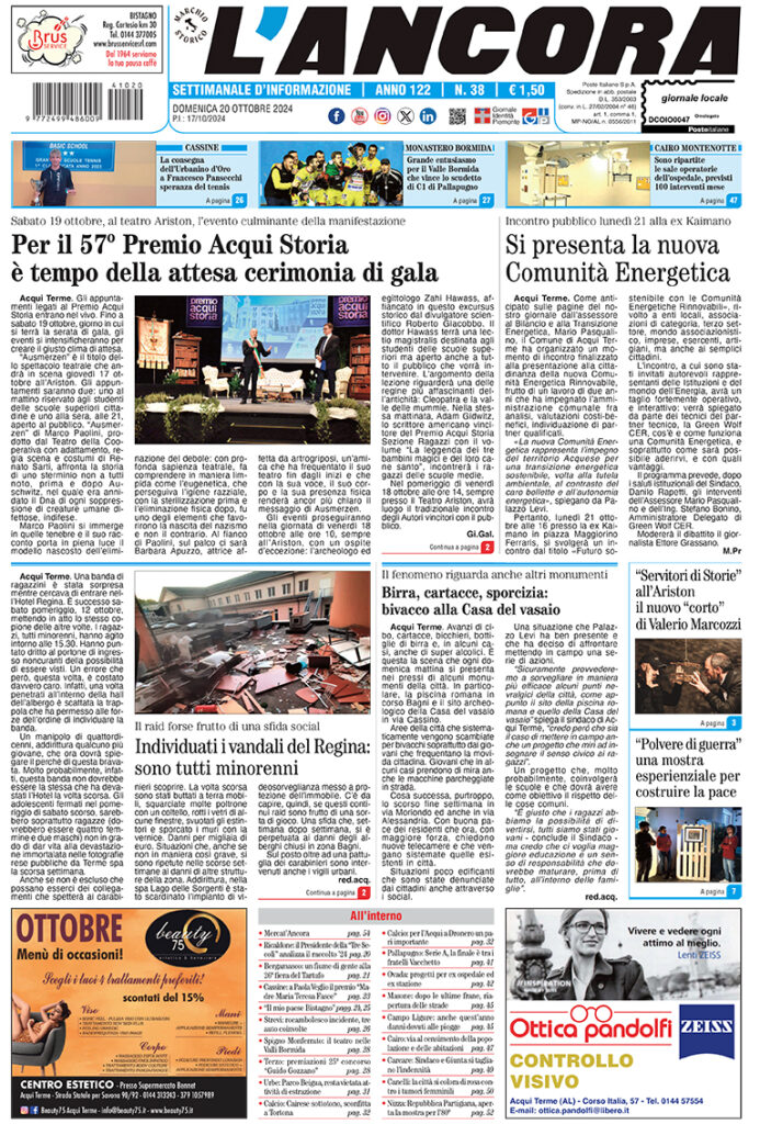 prima pagina num.38/2024