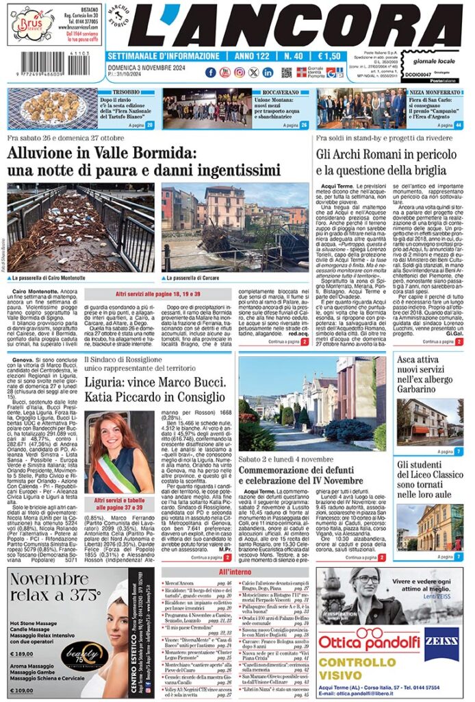 prima pagina num.40/2024