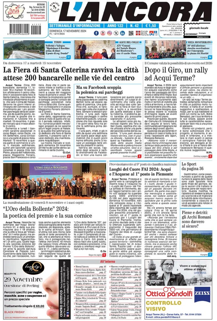 prima pagina num.42/2024