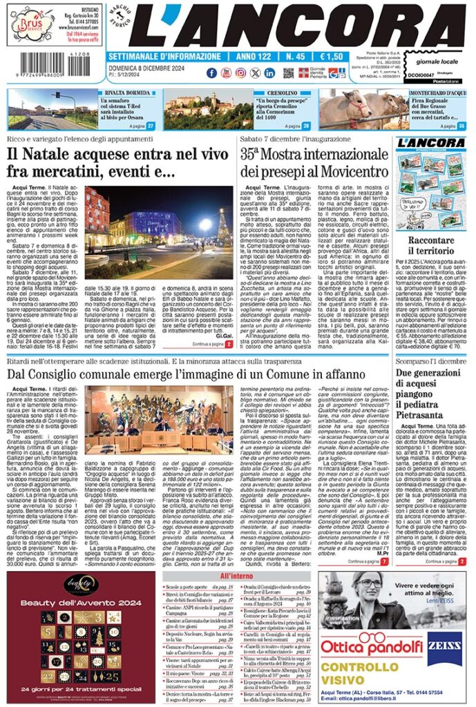 prima pagina num.45/2024