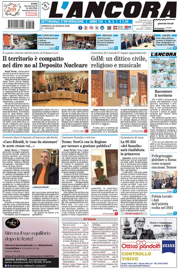 prima pagina num.3/2025