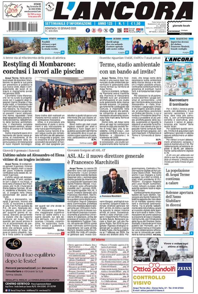 prima pagina num.1/2025